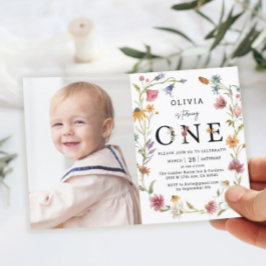 Convite de Fotografia para primeiro aniversario de