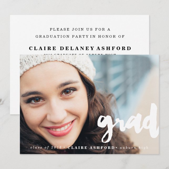 Convite de Fotografia para Sobreposição de Script  (Frente/Verso)