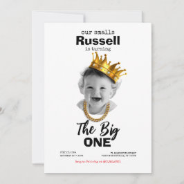 Convite de Fotografia para Um primeiro aniversario