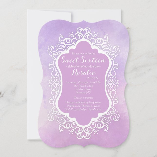 Convite de Frame Vintage (Frente)