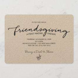 Convite de Friendsgiving