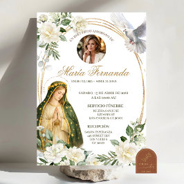 Convite de Funeral Espanhol Senhora de Guadalupe F