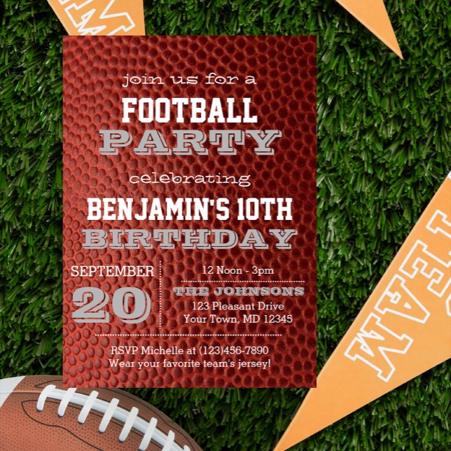 Convite de futebol prata todas as vezes (Criador carregado)