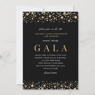 Convite de Gala Elegante Brilho de Diamante
