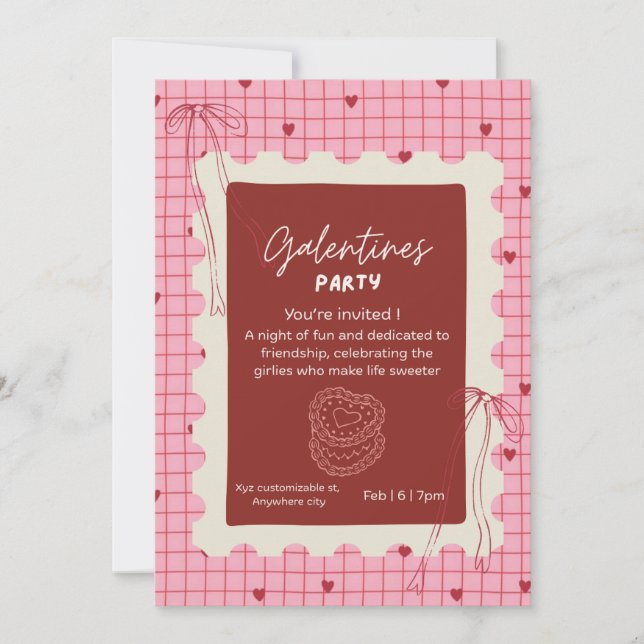 convite de Galentines (Frente)