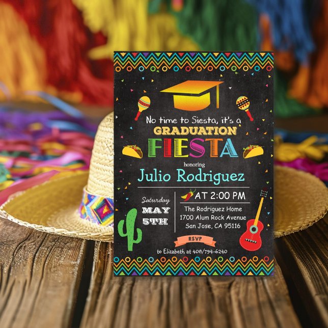 Convite de Giz de Formatura Fiesta Mexicana (Criador carregado)