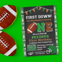 Convite de Giz para Festa de Futebol no 1º Anivers