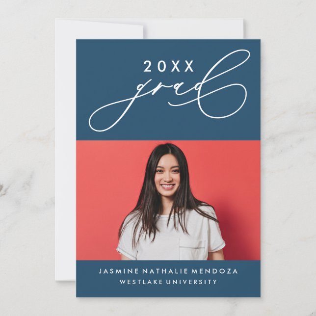 CONVITE DE GRADUAÇÃO DE CALIBRAFIA BRANCA (Frente)