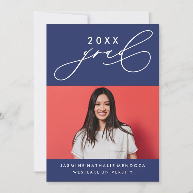 CONVITE DE GRADUAÇÃO DE CALIBRAFIA BRANCA (Frente)