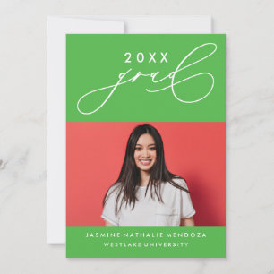 CONVITE DE GRADUAÇÃO DE CALIBRAFIA BRANCA