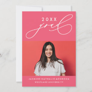 CONVITE DE GRADUAÇÃO DE CALIBRAFIA BRANCA