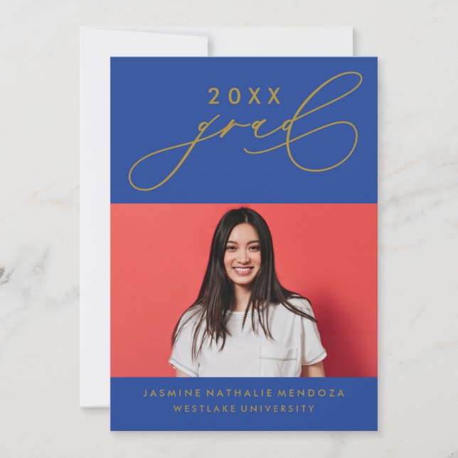 CONVITE DE GRADUAÇÃO DE CALIBRAFIA BRANCA (Frente)