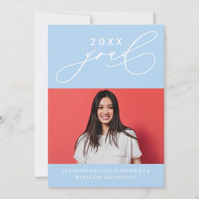 CONVITE DE GRADUAÇÃO DE CALIBRAFIA BRANCA (Frente)