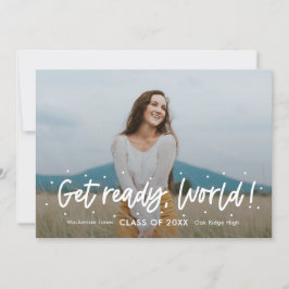 Convite de Graduação de Cores Editável do Outlook 