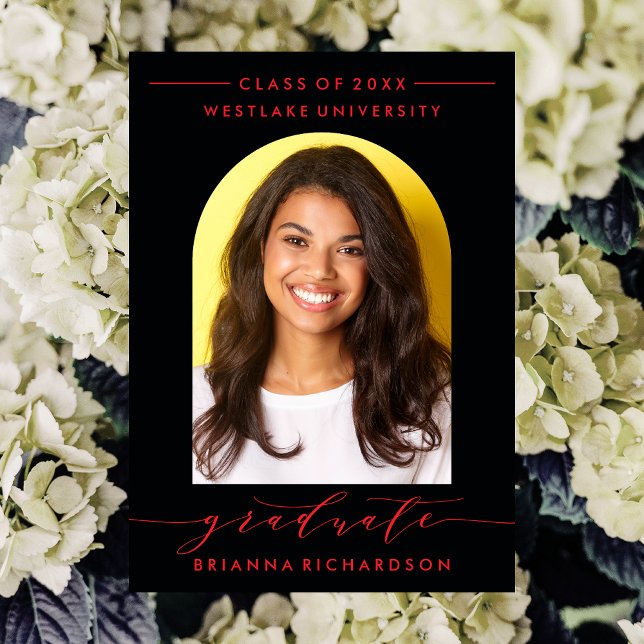 CONVITE DE GRADUAÇÃO DE SCRIPT MODERNO SIMPLES (Criador carregado)