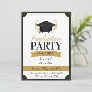 Convite de Graduação Personalizável