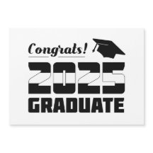 Convite de Graduado Moderno 2025 Parabéns!