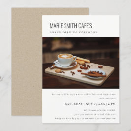 Convite de grande abertura para empresas de fotos 