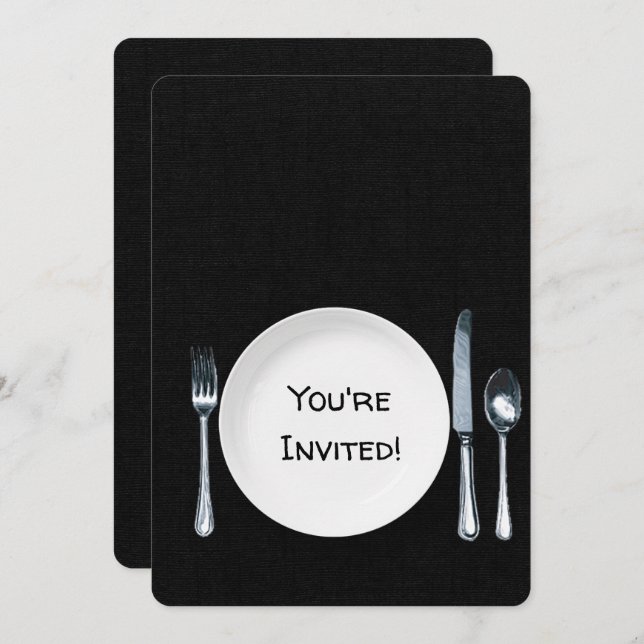 Convite de Grupo de janto (Frente/Verso)