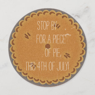 Convite de Grupo de Pizza Retroativo