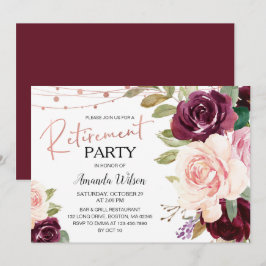 Convite de Grupo de Reforma da Burgundy para Scrip