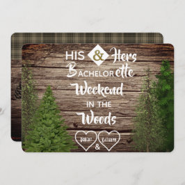 Convite de Grupo de Solteiro/Bachelorette Combinad