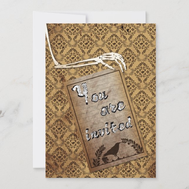 Convite de Halloween (Frente)