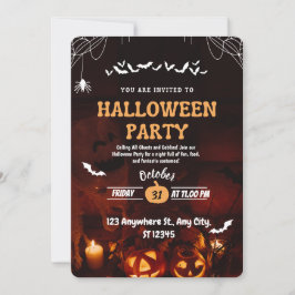 Convite de Halloween