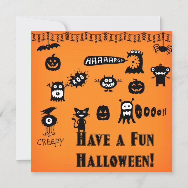Convite de Halloween (Frente)