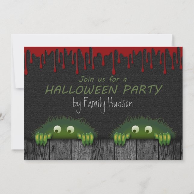 Convite de Halloween (Frente)