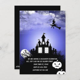 Convite de Halloween escreva seu texto