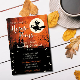 Convite de Halloween Hocus Pocus