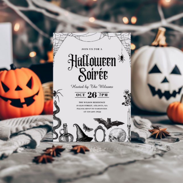 Convite de Halloween Noturno para Adultos com Esti (Criador carregado)