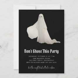 Convite de Halloween para a Festa Não Desapareça