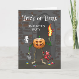 Convite de Halloween para Doce ou Travessura