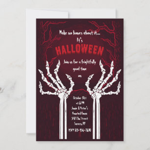 Convite de Halloween Sem Rodeios