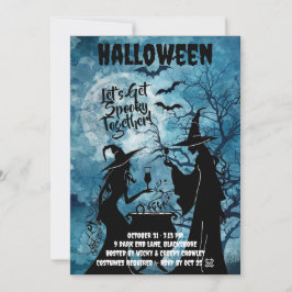 Convite de Halloween Vamos Ficar Assustadores Junt
