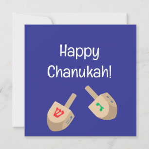 Convite de Hanukkah / Cartão de Natal para Chanuka