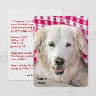 Convite de Hot Dog Fry