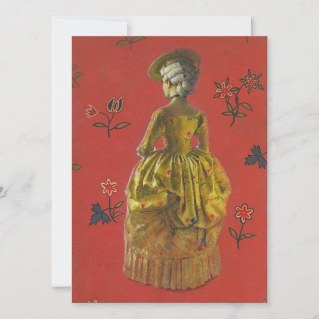 Convite de Ilustração de Moda das Mulheres (Frente)