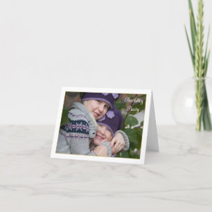 Convite de Imagem de Foto Dobrada