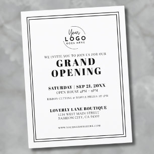 Convite de Inauguração da Simple Logo Business