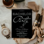 Convite de Itinerário de Fim de Semana para Festa<br><div class="desc">Pegue os rapazes e faça as malas porque é hora da FESTA DE SOLTEIRO! Este convite de festa de solteiro apresenta fontes modernas masculinas com detalhes fáceis de editar e seções de agenda. Dessa forma, todos os rapazes sabem para onde ir - e quando! Veja toda a nossa coleção de...</div>