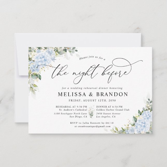 Convite de Jantar de Ensaios de Casamento Floral d (Frente)