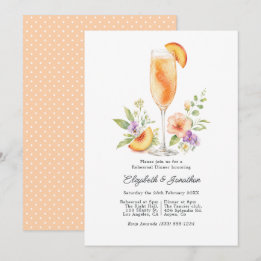 Convite de Jantar de Ensaios Floral Bellini de Pês