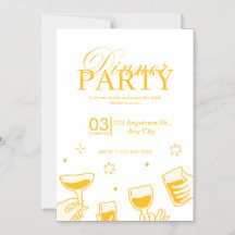Convite de Jantar Personalizável