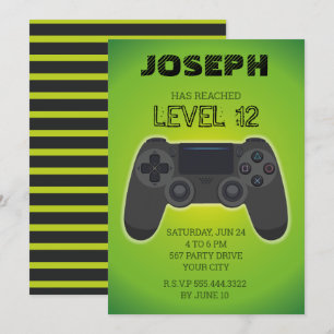 Convite de jogador, nível de videogame avançado