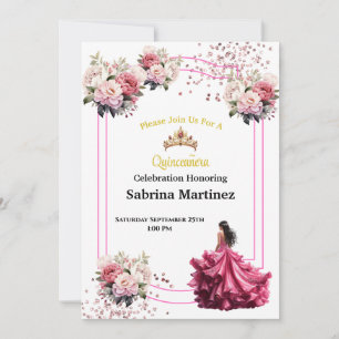 Convite de La Quinceanera