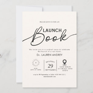 Convite de Lançamento de Livro