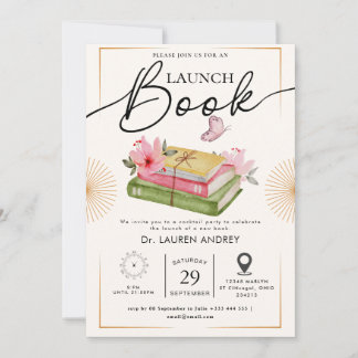 Convite de Lançamento de Livro